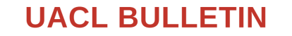 UACL Bulletin